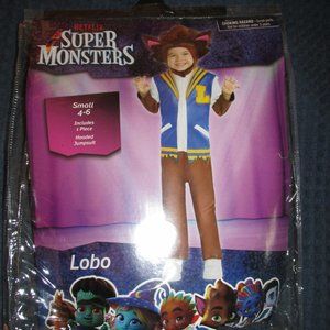 Lobo Super Monsters Halloween Costume - size small (4-6)